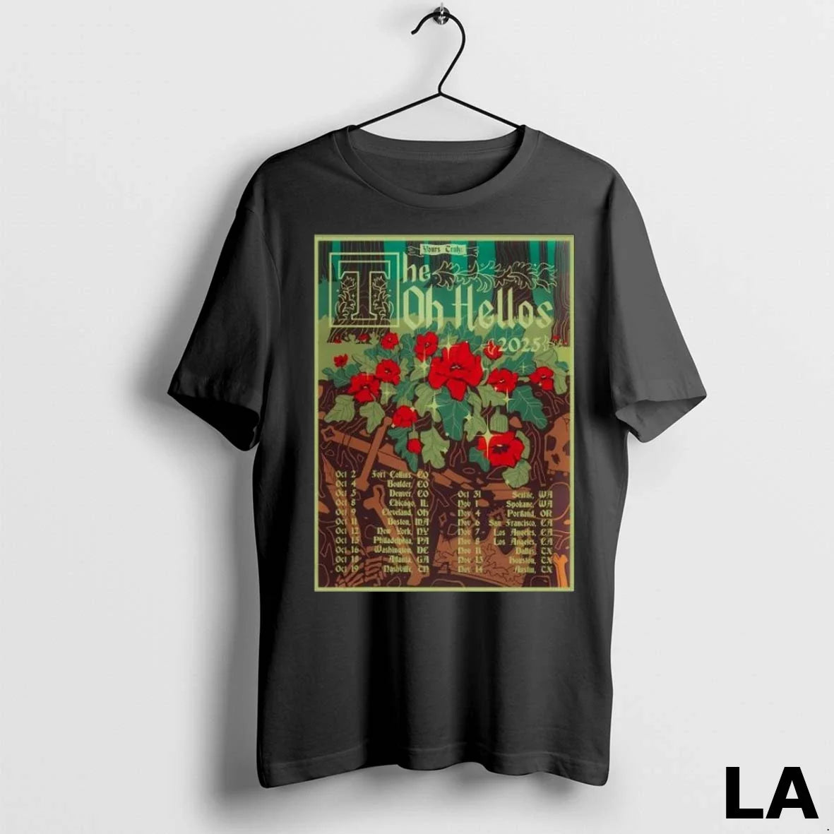 Original The Oh Hellos 2025 Fall Tour Long Sleve - Adult & Kids T-Shirts, Sweatshirts & Hoodies apparel design preview 1