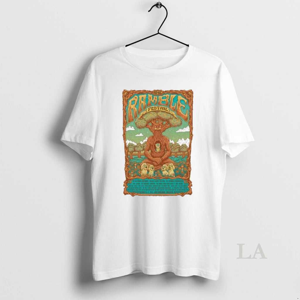 Original The Ramble Festival Camp Ramblewood Oct 10 - Adult & Kids T-Shirts, Sweatshirts & Hoodies apparel design preview 1