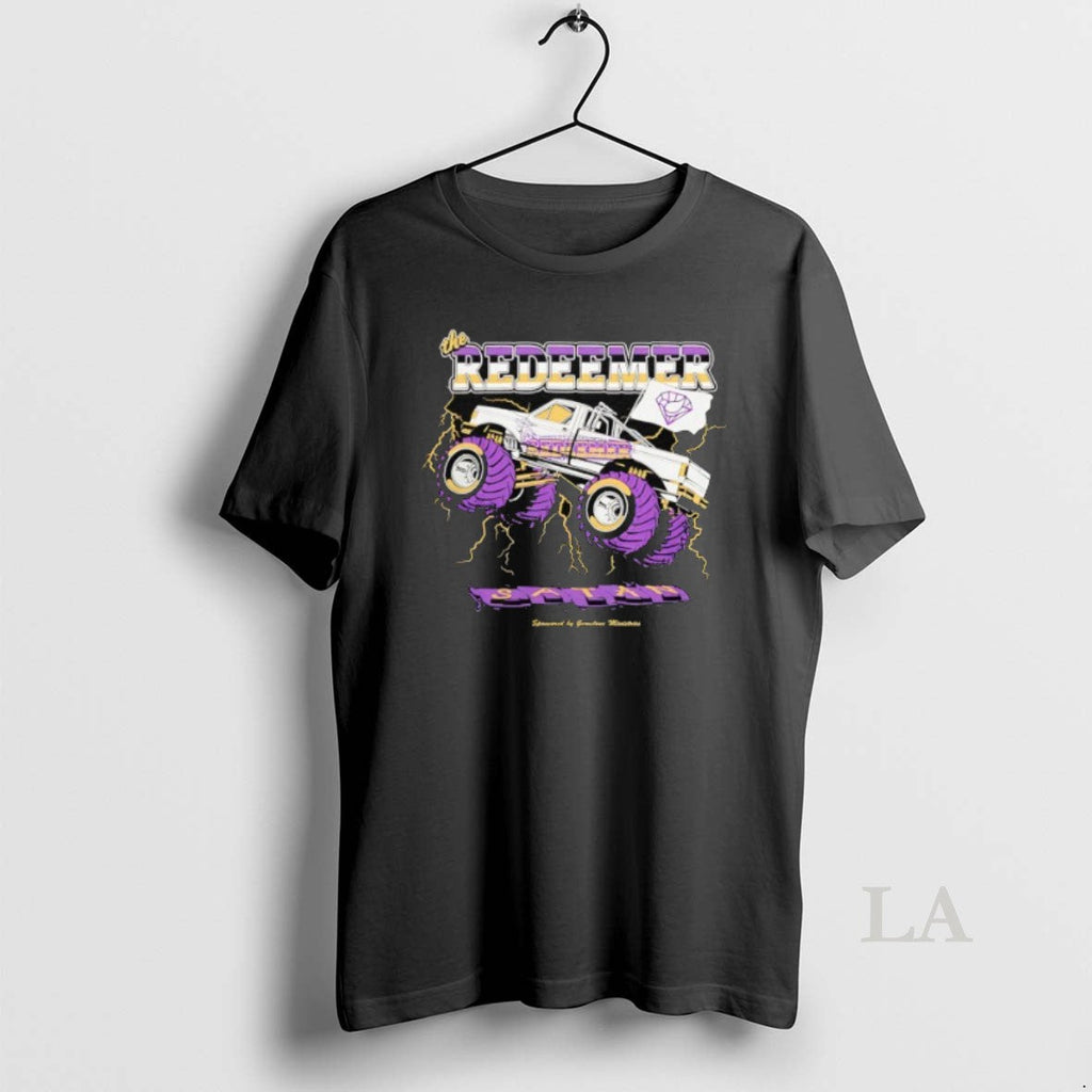 Original The Redeemer Satan Lightning - Adult & Kids T-Shirts, Sweatshirts & Hoodies apparel design preview 1