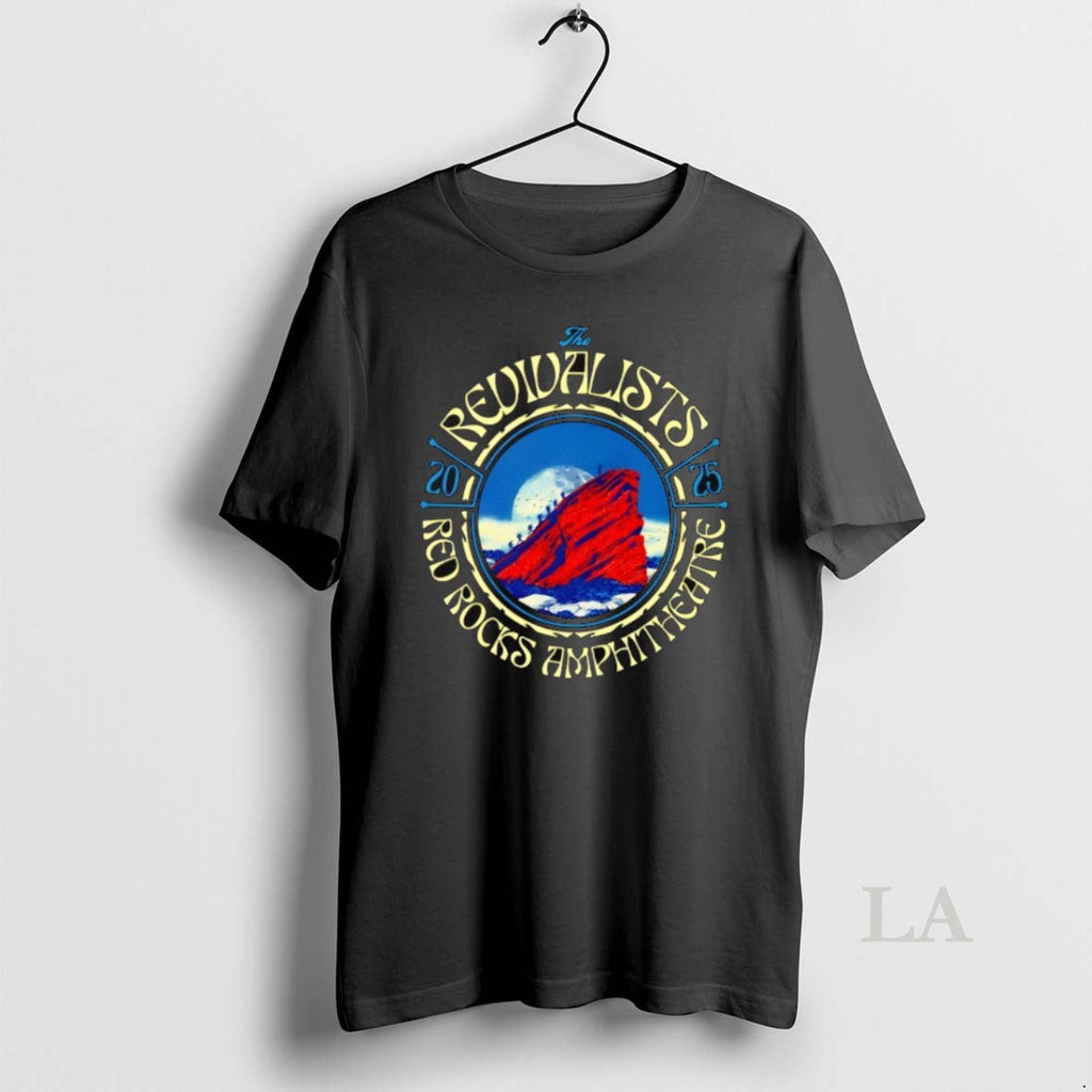Original The Revivalists Red Rocks 2025 - Adult & Kids T-Shirts, Sweatshirts & Hoodies apparel design preview 1