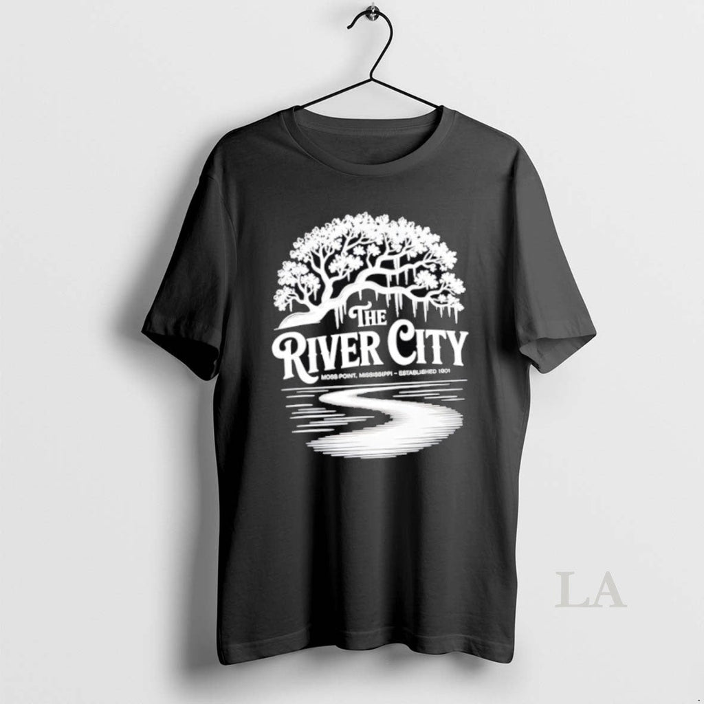 Original The River City Moss Point Live Oak Est 1901 - Adult & Kids T-Shirts, Sweatshirts & Hoodies apparel design preview 1
