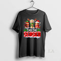 Original The Season Christmas Three Santa Reindeer - Adult & Kids T-Shirts, Sweatshirts & Hoodies apparel design preview 1