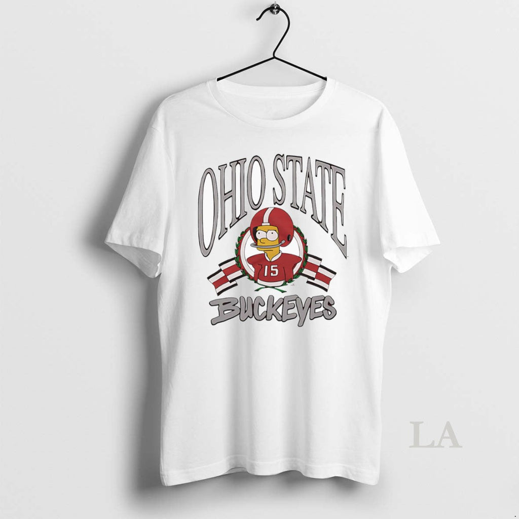 Original The Simpsons Bart X Ohio State - Adult & Kids T-Shirts, Sweatshirts & Hoodies apparel design preview 1