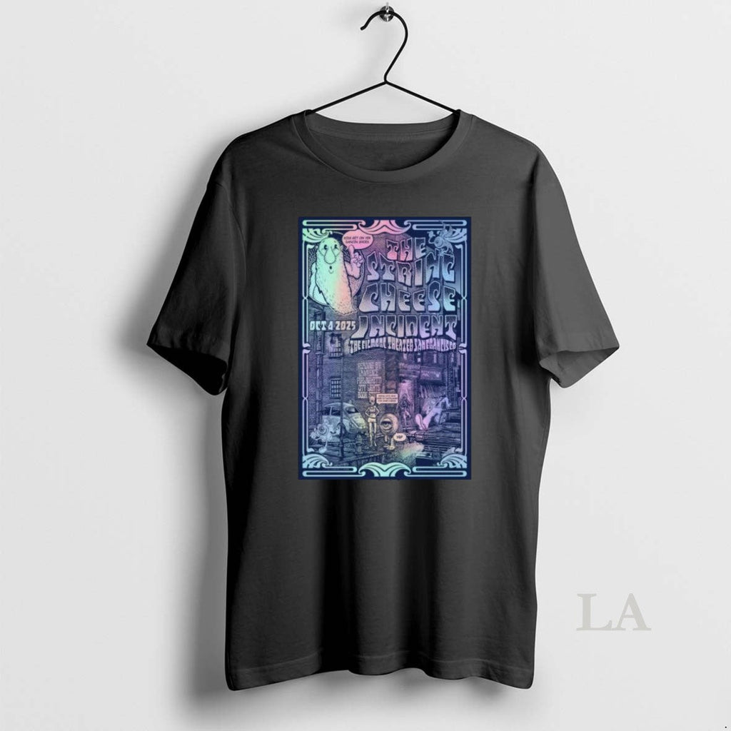 Original The String Cheese Incident October 4 2025 - Adult & Kids T-Shirts, Sweatshirts & Hoodies apparel design preview 1
