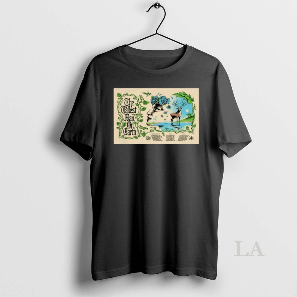 Original The Tallest Man On Earth North American - Adult & Kids T-Shirts, Sweatshirts & Hoodies apparel design preview 1