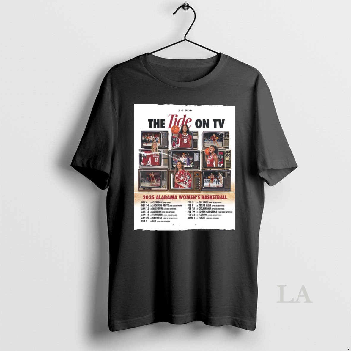 Original The Tide On Tv 2025 Alabama Womens - Adult & Kids T-Shirts, Sweatshirts & Hoodies apparel design preview 1