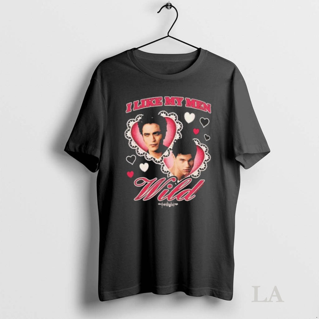 Original The Twilight Saga Edward Jacob Hearts - Adult & Kids T-Shirts, Sweatshirts & Hoodies apparel design preview 1