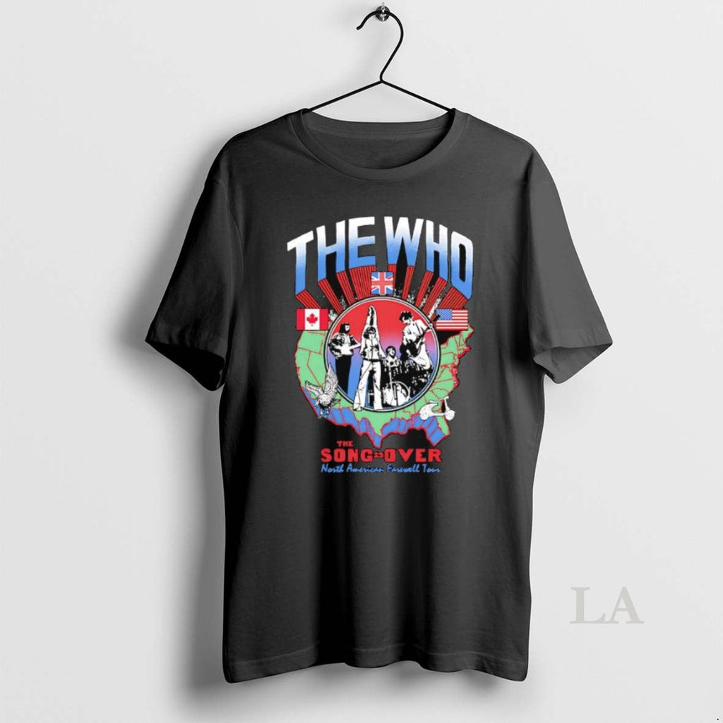 Original The Who Song Is Over North American Farewell - Adult & Kids T-Shirts, Sweatshirts & Hoodies apparel design preview 1