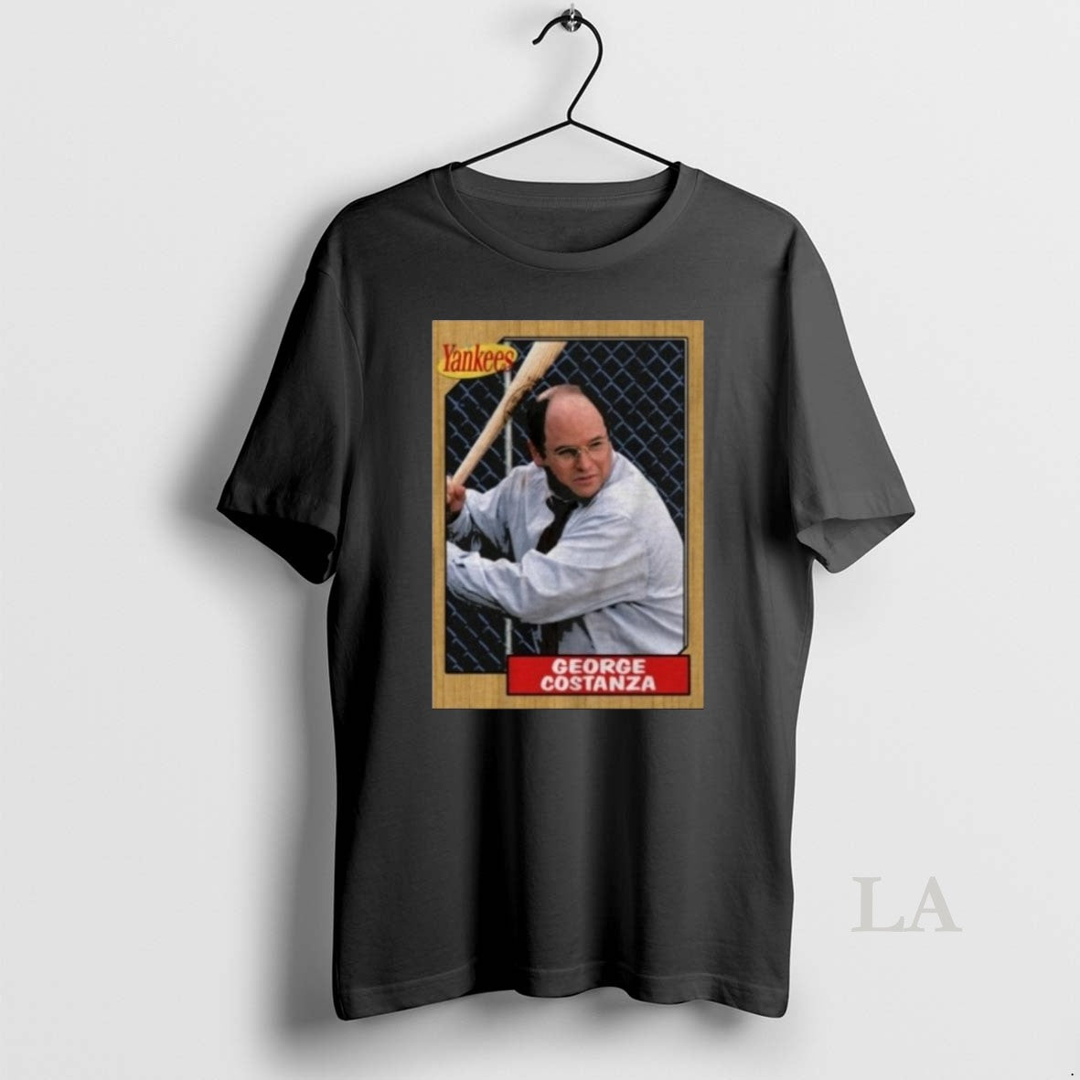 Original The Yankee Costanza Baseball Card Long Sleve - Adult & Kids T-Shirts, Sweatshirts & Hoodies apparel design preview 1