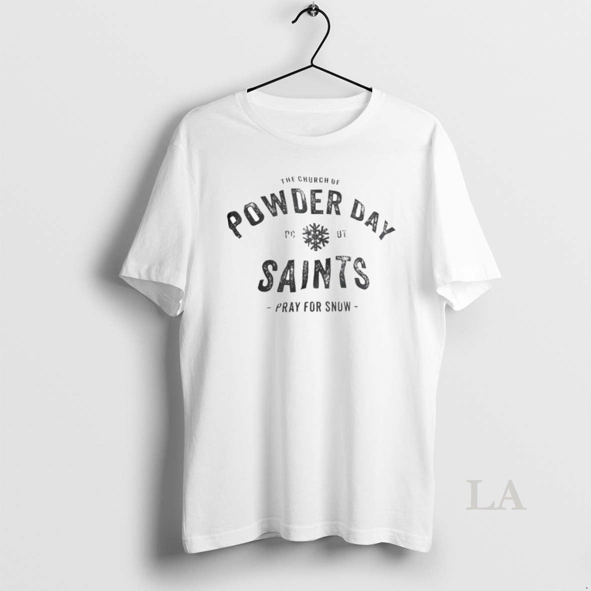 Original The Church Of Powder Day Saints Pray For - Adult & Kids T-Shirts, Sweatshirts & Hoodies apparel design preview 1