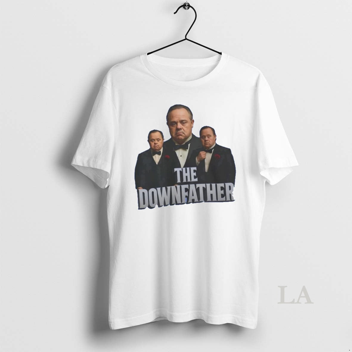 Original The Downfather Godfather Down Syndrome - Adult & Kids T-Shirts, Sweatshirts & Hoodies apparel design preview 1