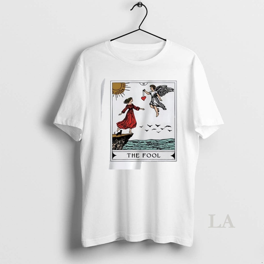 Original The Fool Tarot Card Angels Valentines Day - Adult & Kids T-Shirts, Sweatshirts & Hoodies apparel design preview 1