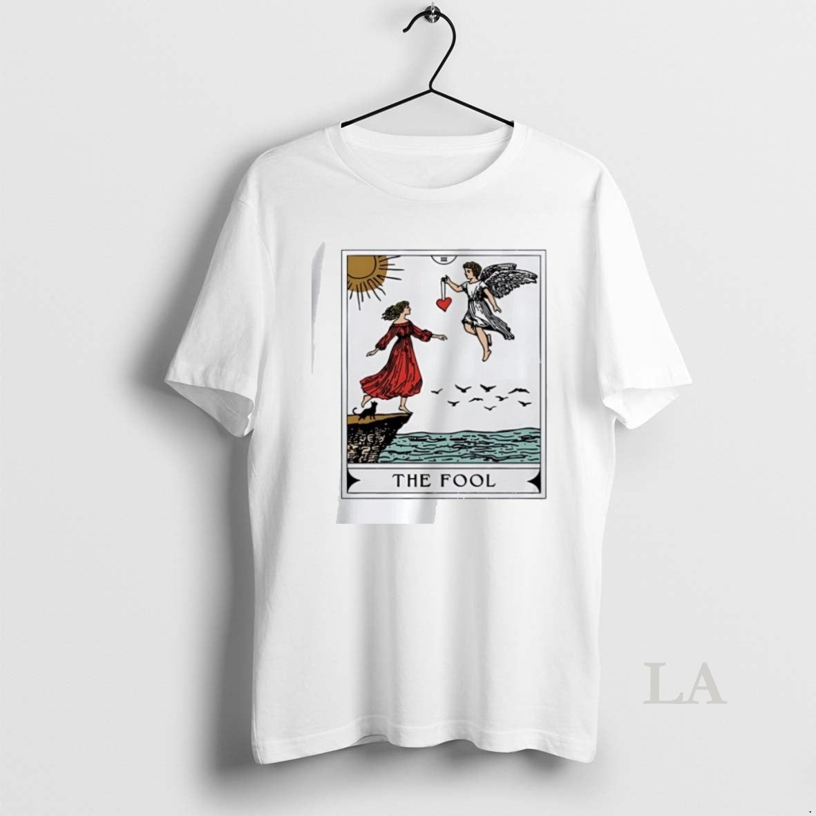 Original The Fool Tarot Card Angels Valentines Day - Adult & Kids T-Shirts, Sweatshirts & Hoodies apparel design preview 1