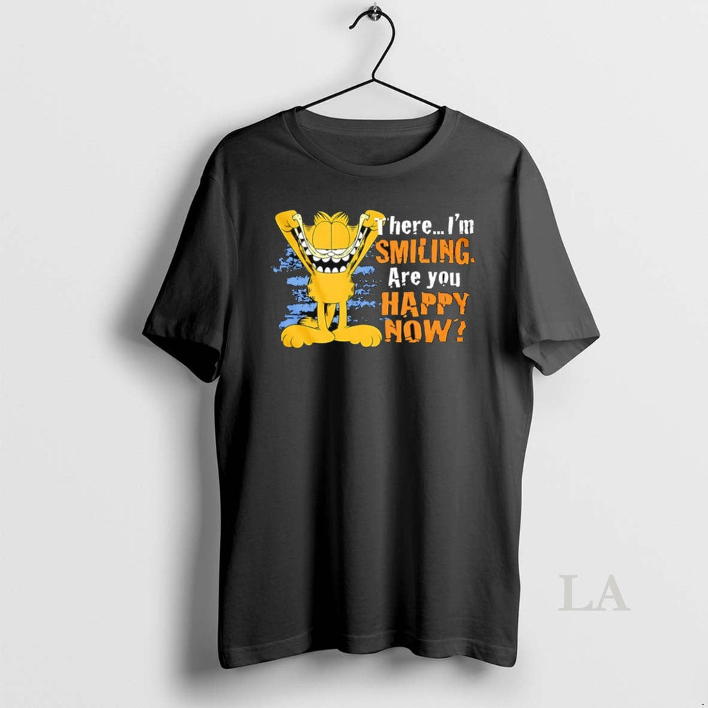 Original There Im Smiling Are You Happy Now Orange - Adult & Kids T-Shirts, Sweatshirts & Hoodies apparel design preview 1