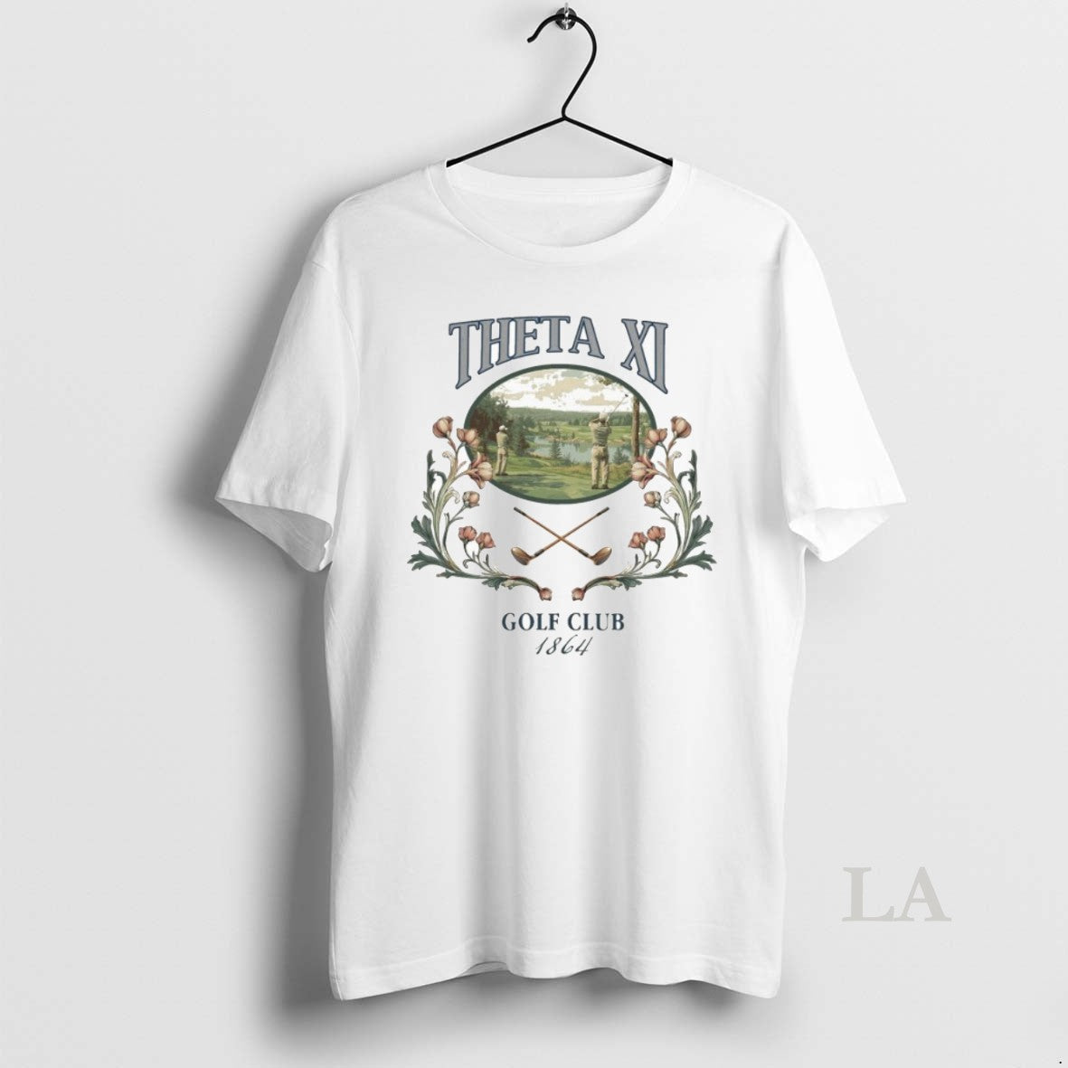 Original Theta Xi Golf Club 1864 - Adult & Kids T-Shirts, Sweatshirts & Hoodies apparel design preview 1