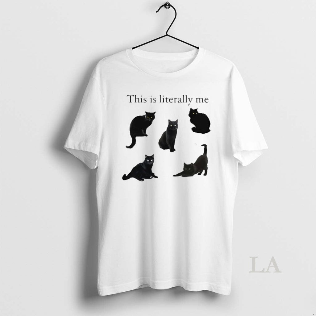 Original This Is Literally Me Cat - Adult & Kids T-Shirts, Sweatshirts & Hoodies apparel design preview 1