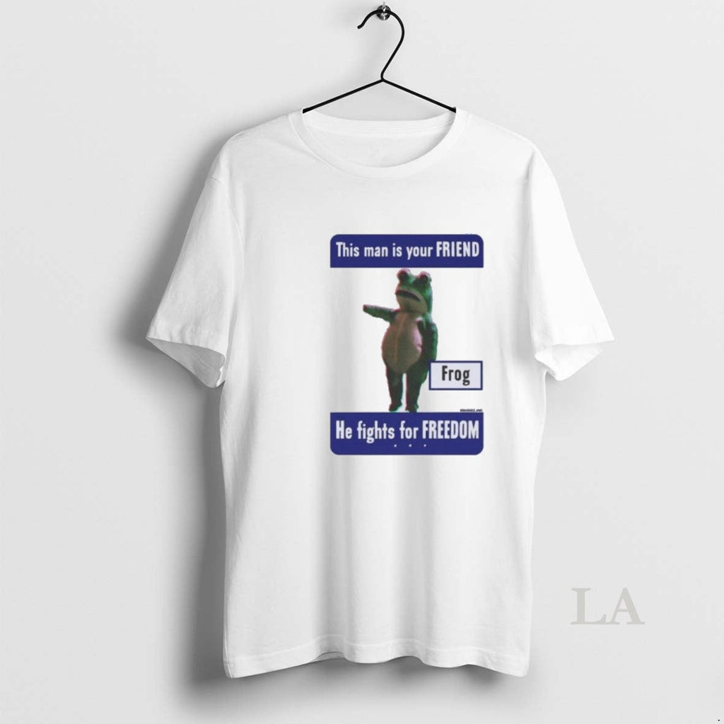 Original This Man Is Your Friend Portland Frog Anti - Adult & Kids T-Shirts, Sweatshirts & Hoodies apparel design preview 1