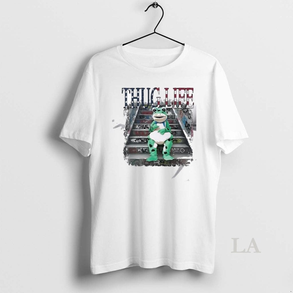 Original Thug Life Portland Frog Protest T Men - Adult & Kids T-Shirts, Sweatshirts & Hoodies apparel design preview 1