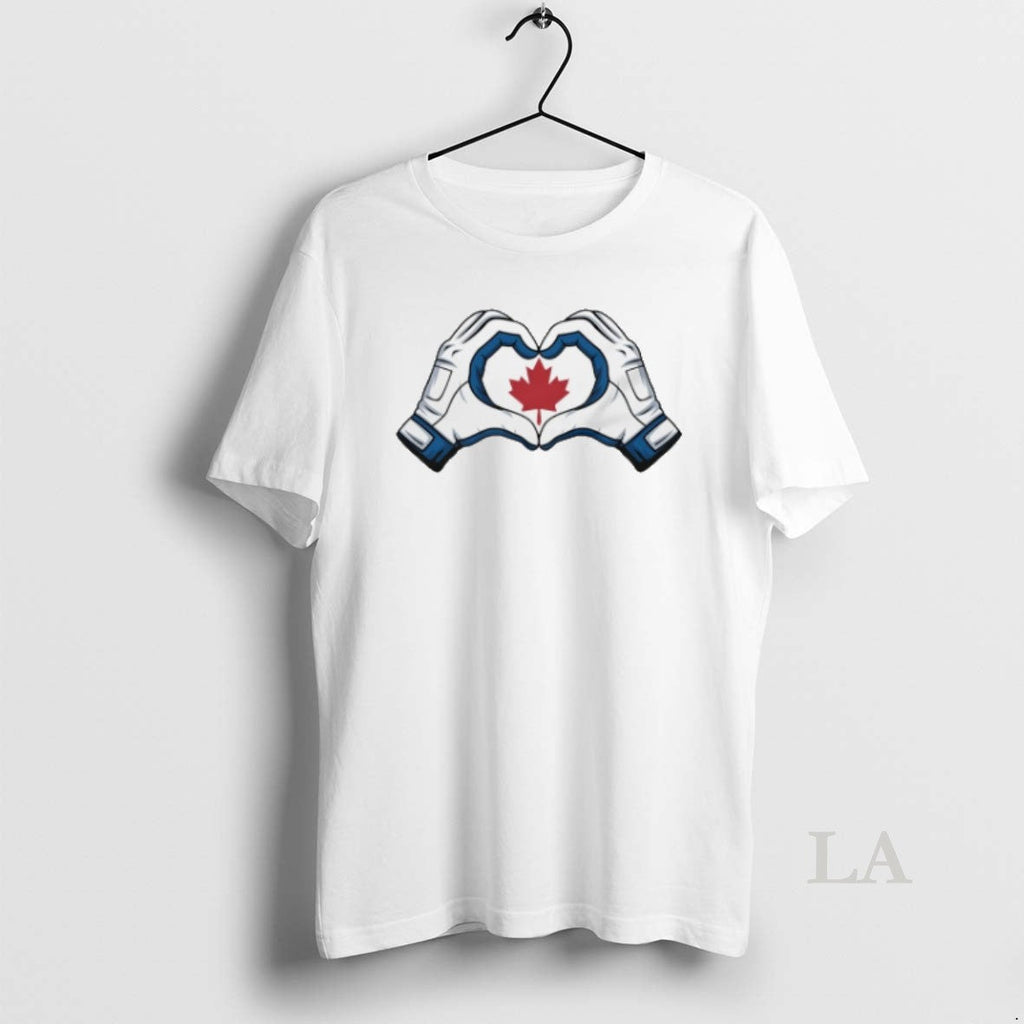 Original Toronto Blue Jays Canada Heart Hands - Adult & Kids T-Shirts, Sweatshirts & Hoodies apparel design preview 1
