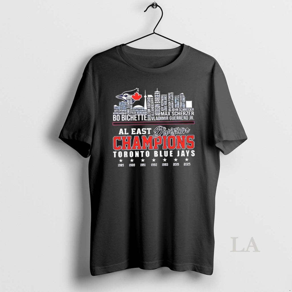 Original Toronto Blue Jays Baseball 2025 Al West - Adult & Kids T-Shirts, Sweatshirts & Hoodies apparel design preview 1