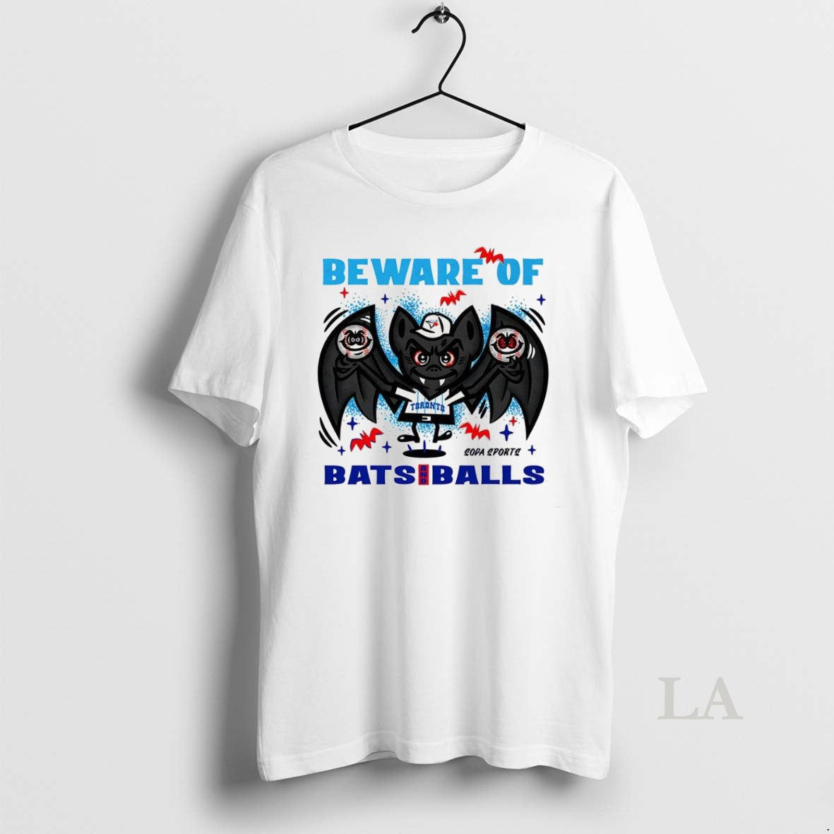 Original Toronto Blue Jays Baseball Beware Of Bats - Adult & Kids T-Shirts, Sweatshirts & Hoodies apparel design preview 1