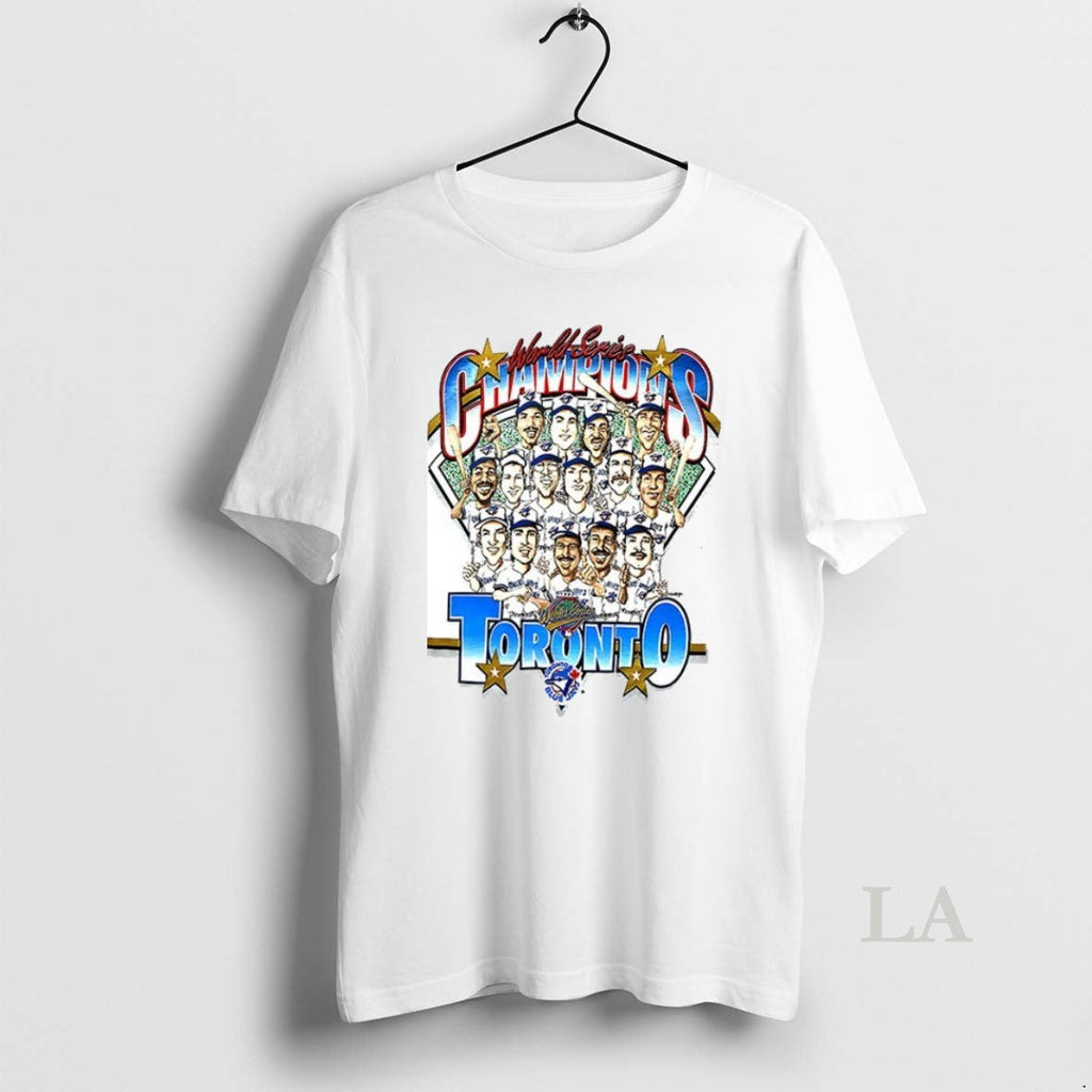 Original Toronto Blue Jays Caricature Illustration In - Adult & Kids T-Shirts, Sweatshirts & Hoodies apparel design preview 1
