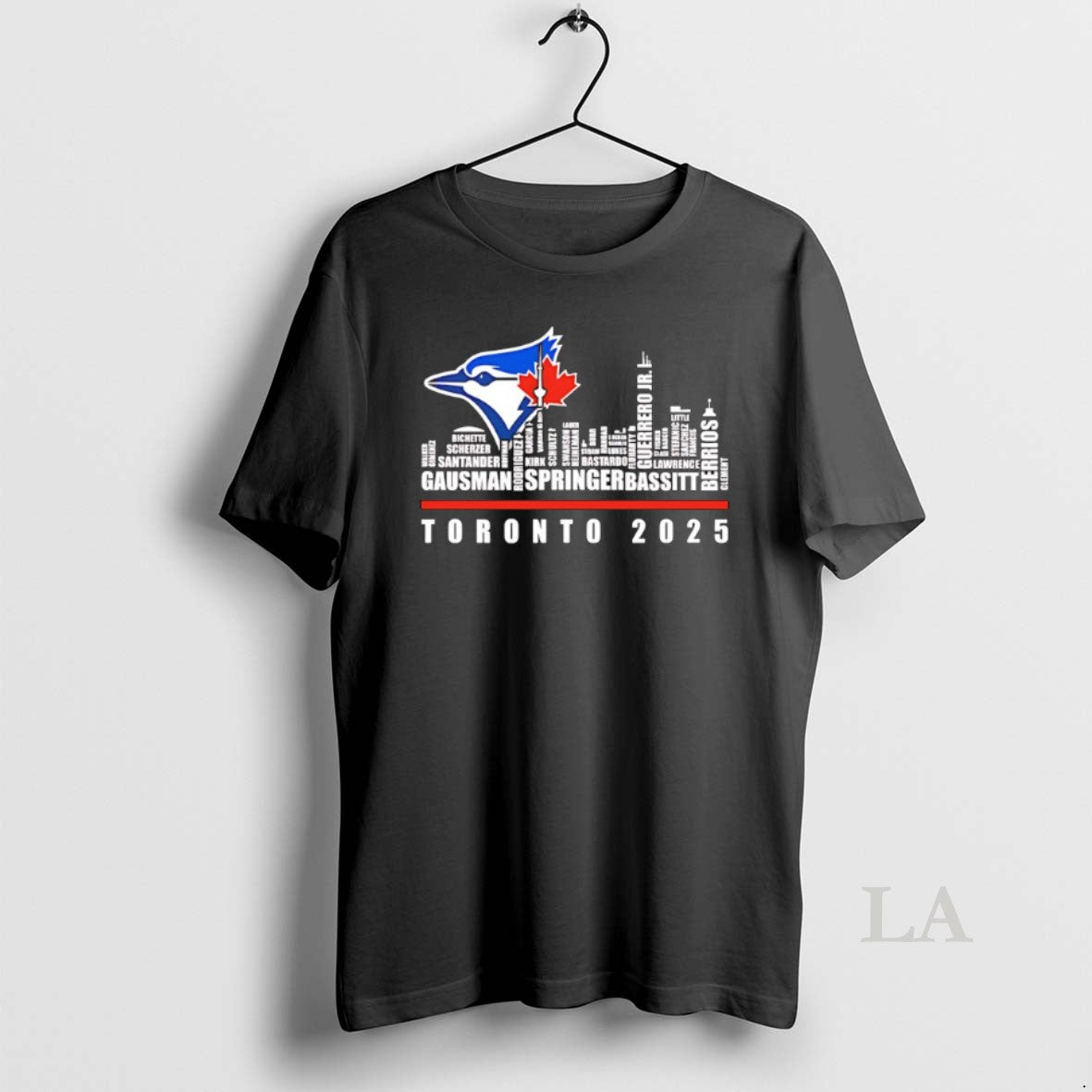 Original Toronto Blue Jays Logo And Skyline 2025 - Adult & Kids T-Shirts, Sweatshirts & Hoodies apparel design preview 1