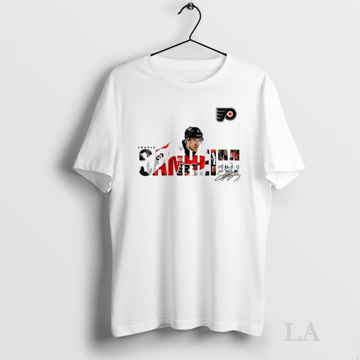 Original Travis Sanheim Philadelphia Flyers Nhl Logo - Adult & Kids T-Shirts, Sweatshirts & Hoodies apparel design preview 1
