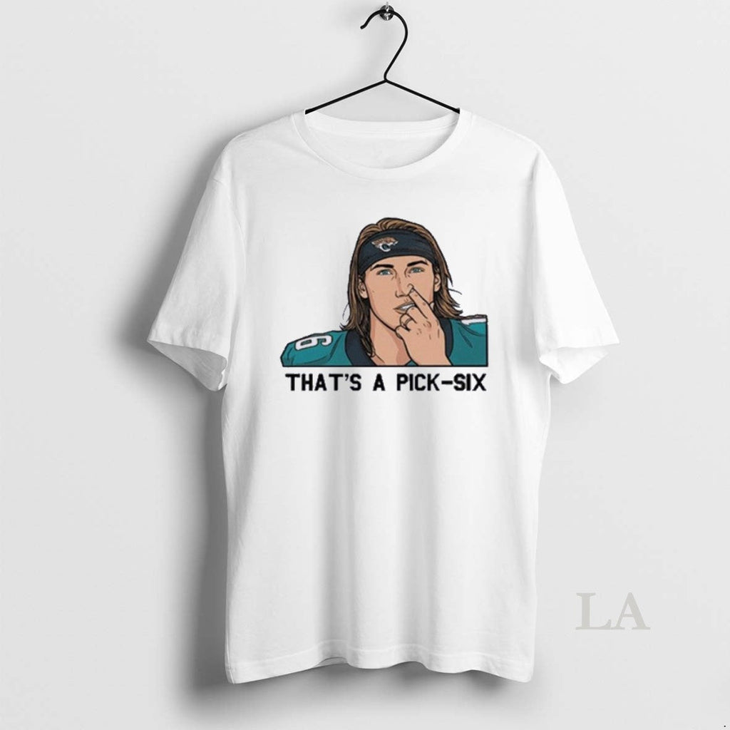 Original Trevor Lawrence The Best Pick Six 1 Yard Td - Adult & Kids T-Shirts, Sweatshirts & Hoodies apparel design preview 1