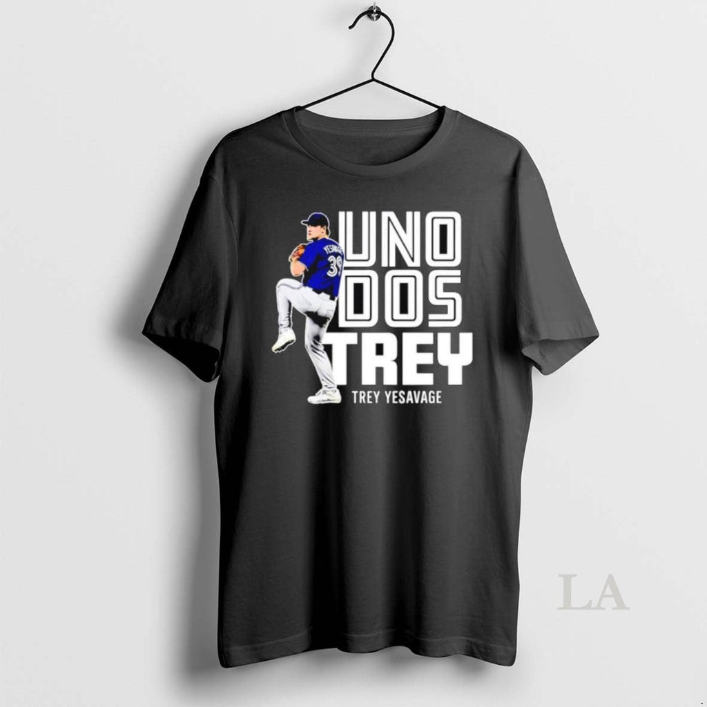 Original Trey Yesavage Toronto Blue Jays Uno Dos - Adult & Kids T-Shirts, Sweatshirts & Hoodies apparel design preview 1
