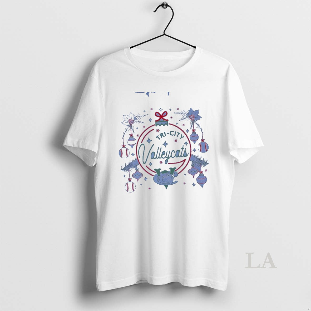 Original Tri City Valleycats Christmas - Adult & Kids T-Shirts, Sweatshirts & Hoodies apparel design preview 1