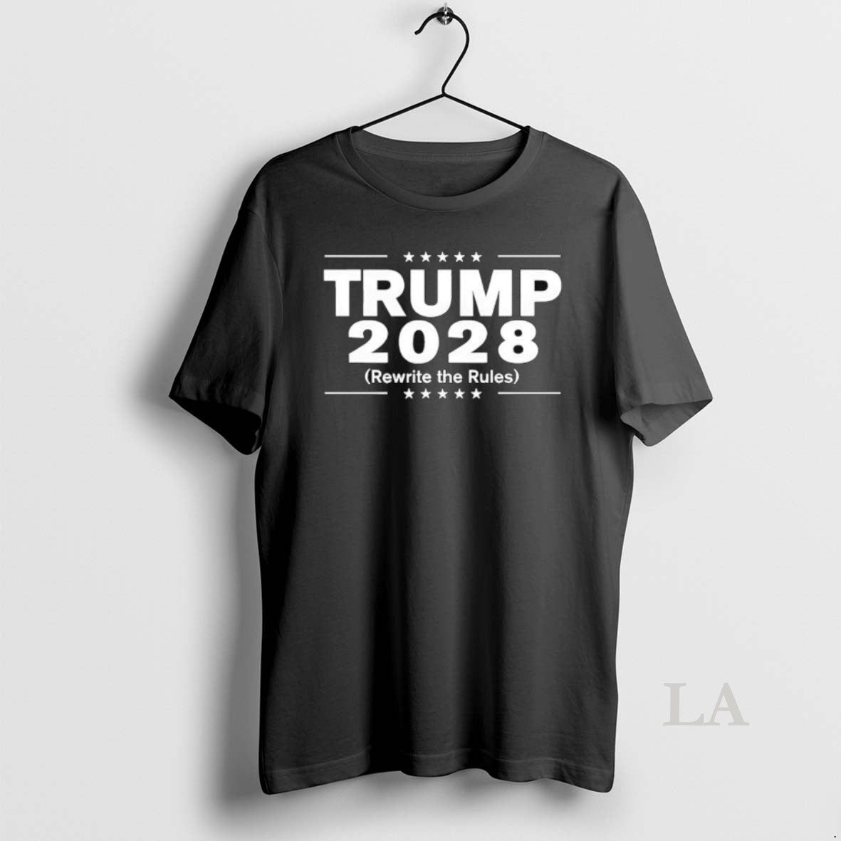 Original Trump 2028 Rewrite The Rules Retro - Adult & Kids T-Shirts, Sweatshirts & Hoodies apparel design preview 1