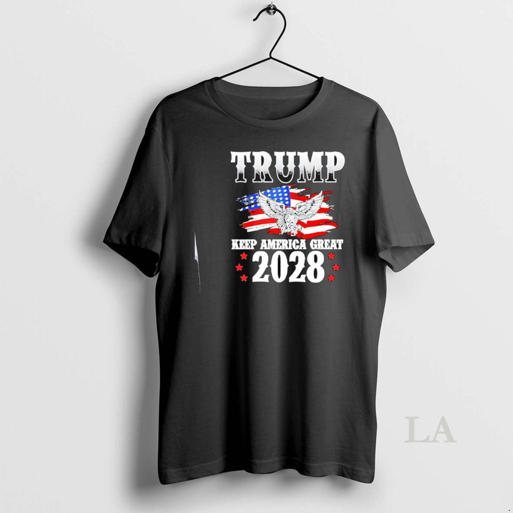 Original Trump Keep America Great 2028 Usa Flag - Adult & Kids T-Shirts, Sweatshirts & Hoodies apparel design preview 1