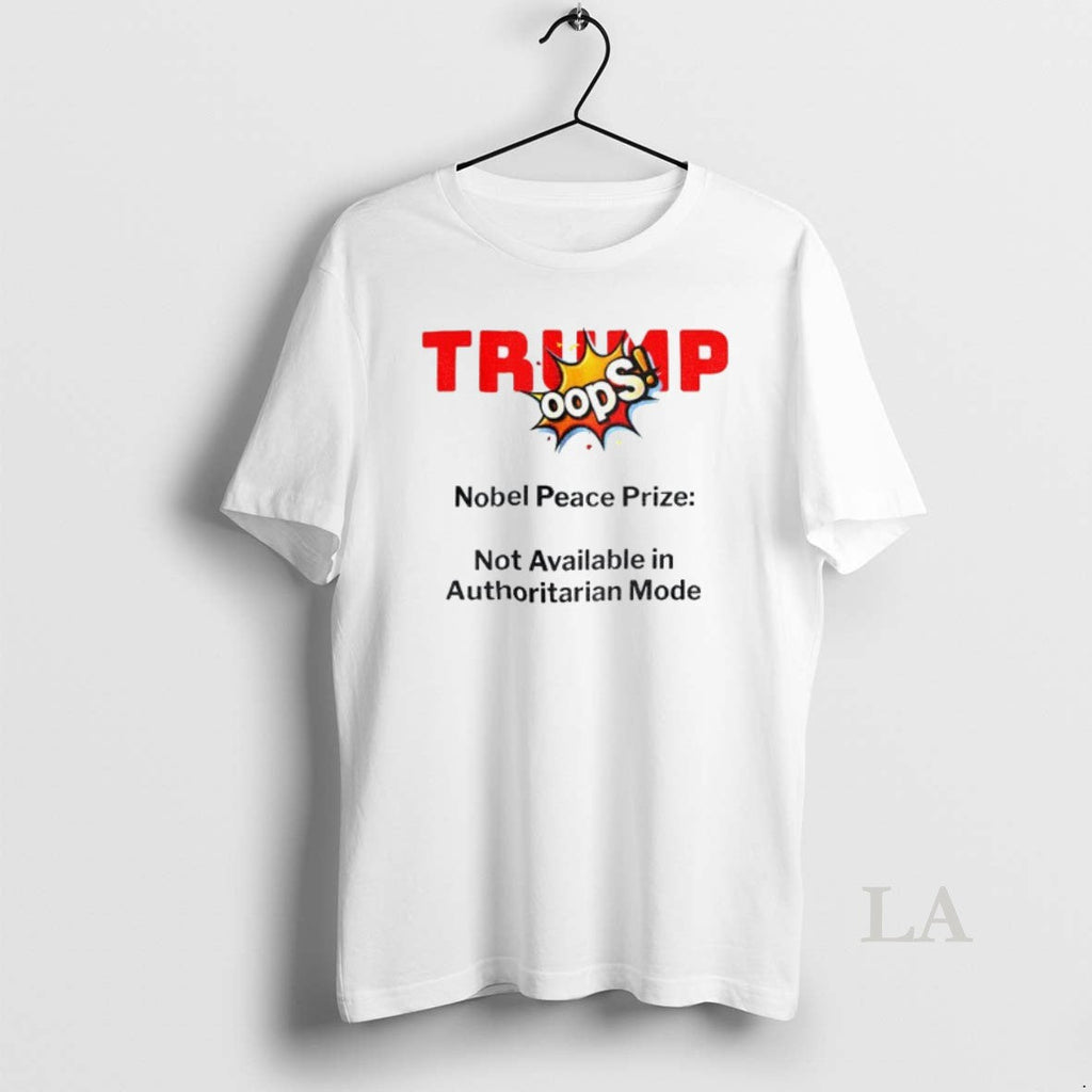 Original Trump Nobel Peace Prize 2025 News Parody Not - Adult & Kids T-Shirts, Sweatshirts & Hoodies apparel design preview 1