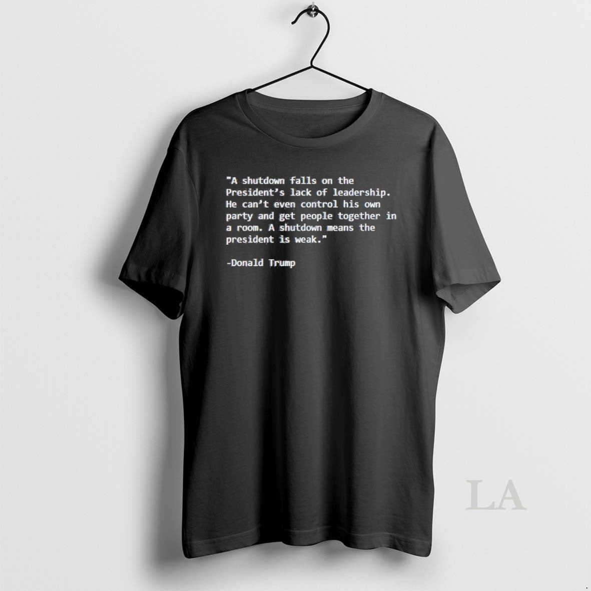 Original Trump A Shutdown Falls On The Presidents - Adult & Kids T-Shirts, Sweatshirts & Hoodies apparel design preview 1