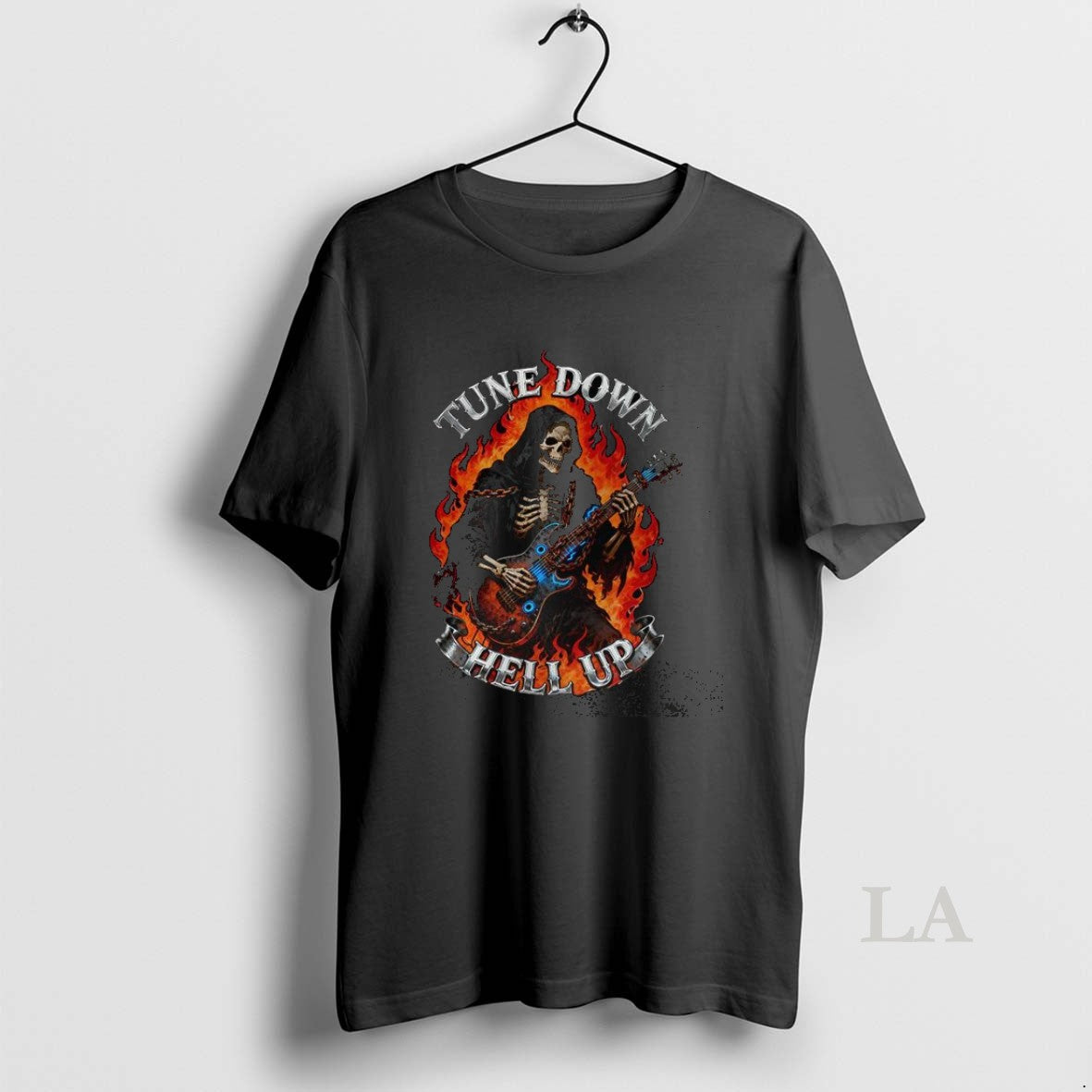 Original Tune Down Hell Up Skeleton - Adult & Kids T-Shirts, Sweatshirts & Hoodies apparel design preview 1