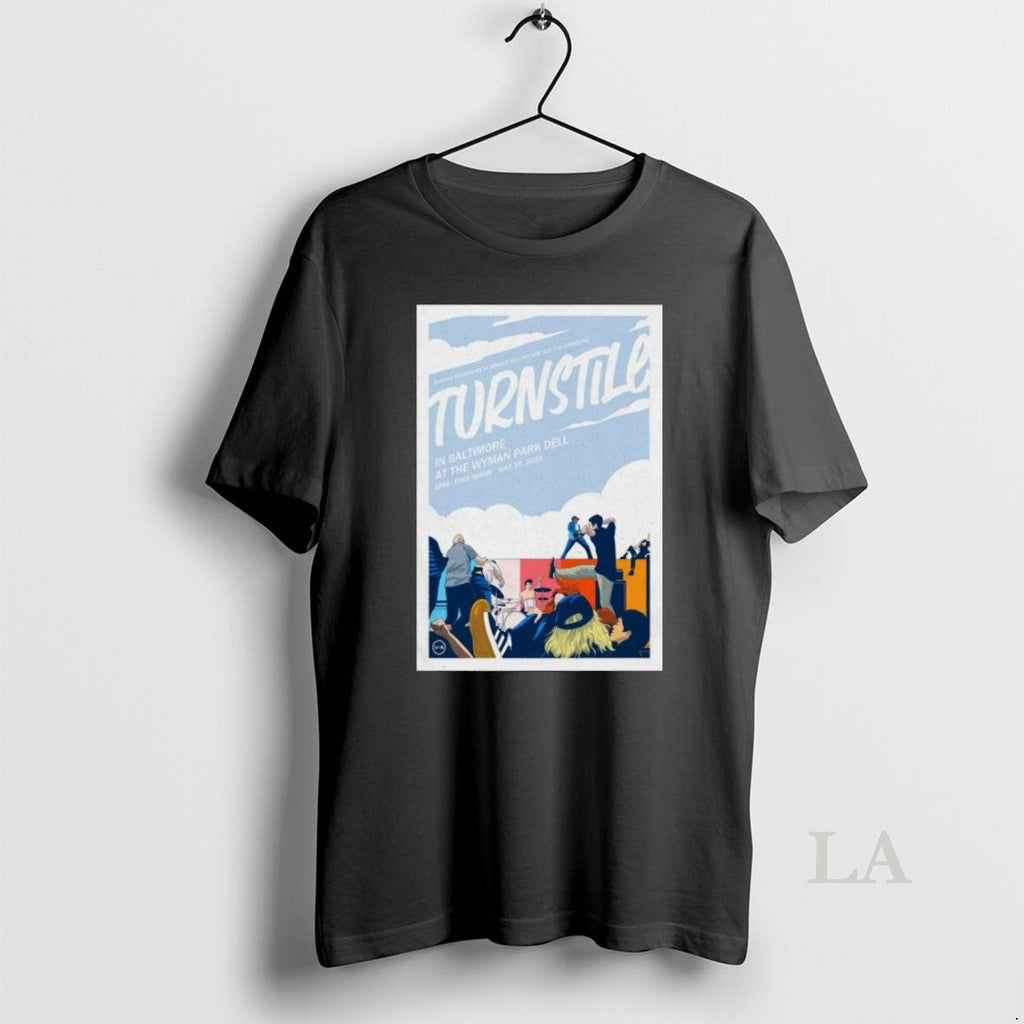 Original Turnstile May 10 2025 Wyman Park Dell - Adult & Kids T-Shirts, Sweatshirts & Hoodies apparel design preview 1