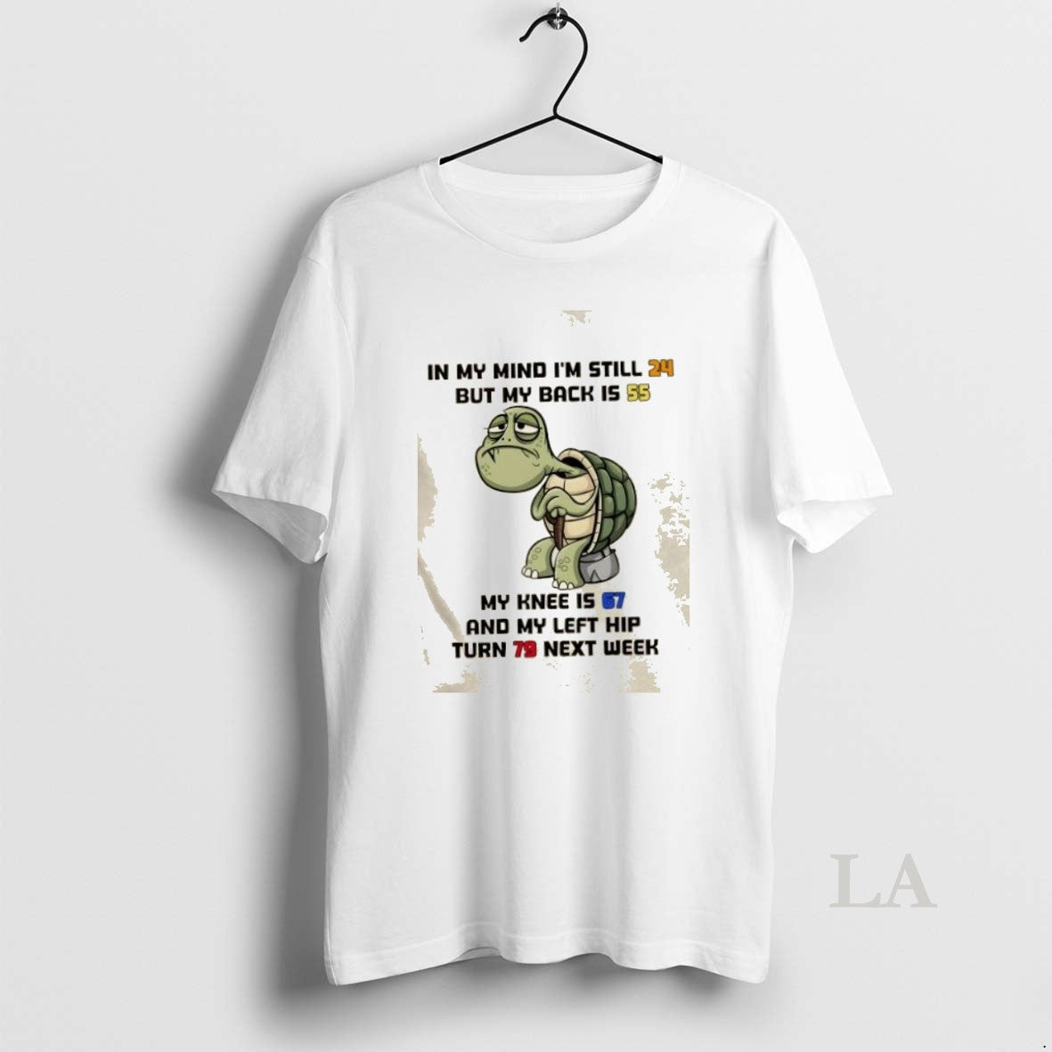 Original Turtle In My Mind Im Still 24 But Back Is 55 - Adult & Kids T-Shirts, Sweatshirts & Hoodies apparel design preview 1