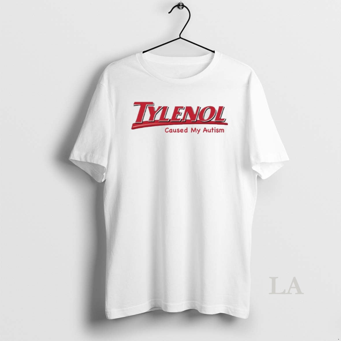 Original Tylenol Caused My Autism - Adult & Kids T-Shirts, Sweatshirts & Hoodies apparel design preview 1