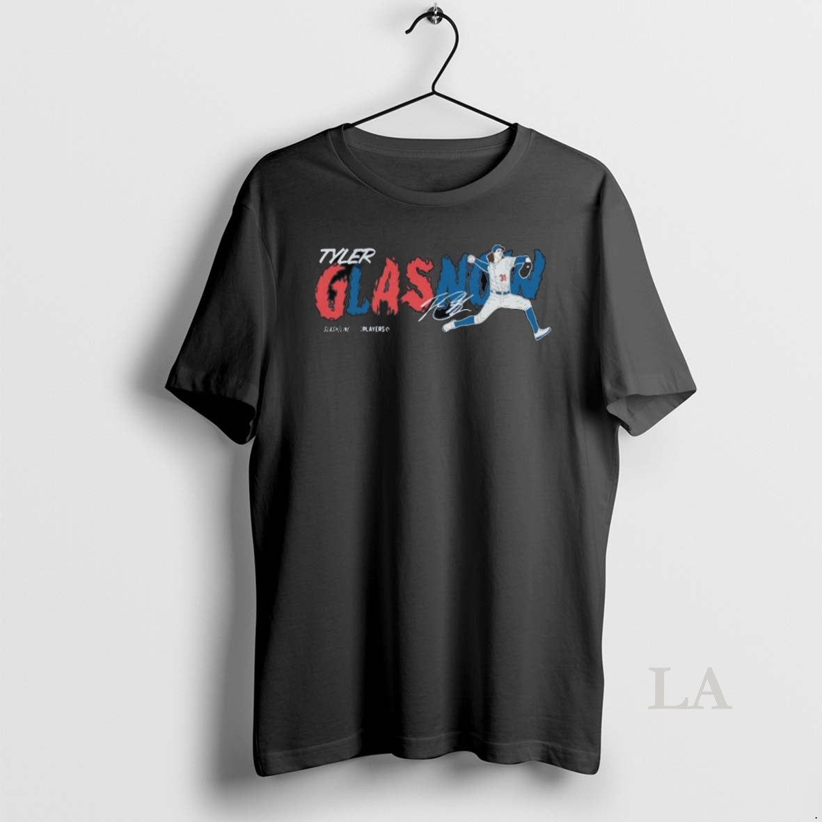 Original Tyler Glasnow Los Angeles Dodgers Signature - Adult & Kids T-Shirts, Sweatshirts & Hoodies apparel design preview 1