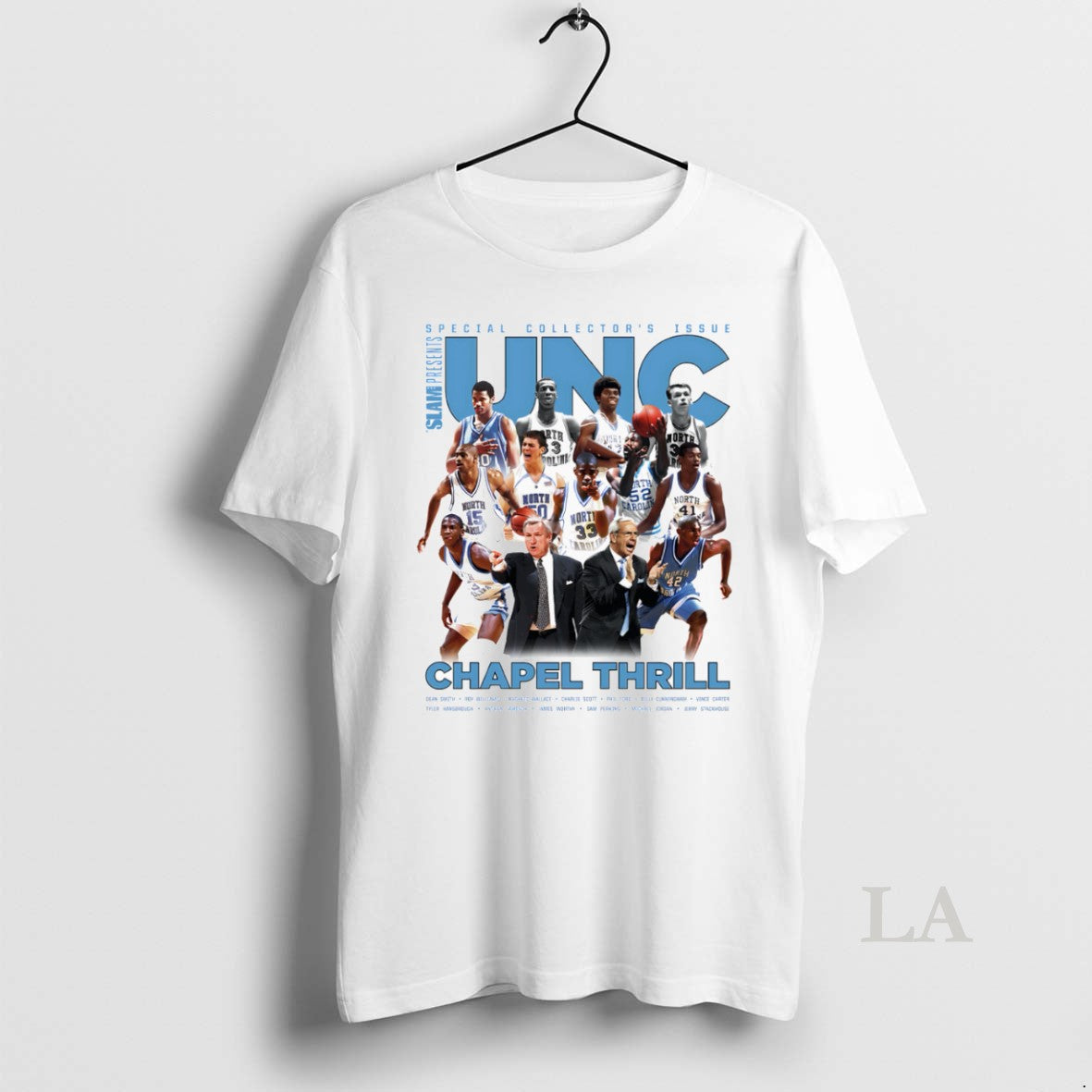 Original Unc Chapel Thrill Legends - Adult & Kids T-Shirts, Sweatshirts & Hoodies apparel design preview 1