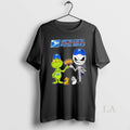 Original Usps X Grinch And Jack Skellington Fist Bump - Adult & Kids T-Shirts, Sweatshirts & Hoodies apparel design preview 1