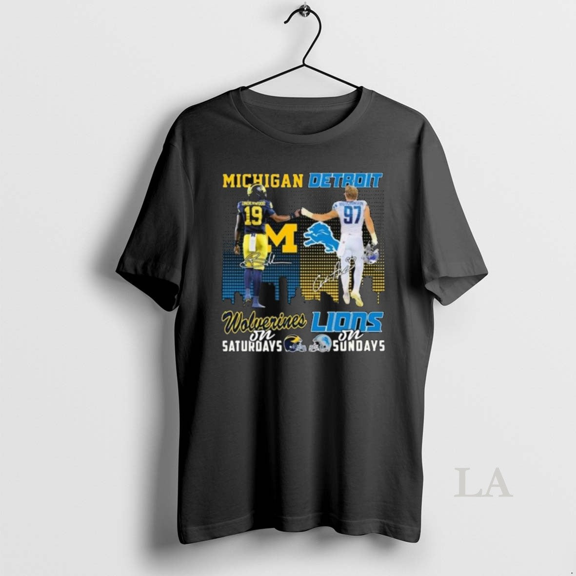 Original Underwood Michigan Wolverines On Saturdays - Adult & Kids T-Shirts, Sweatshirts & Hoodies apparel design preview 1