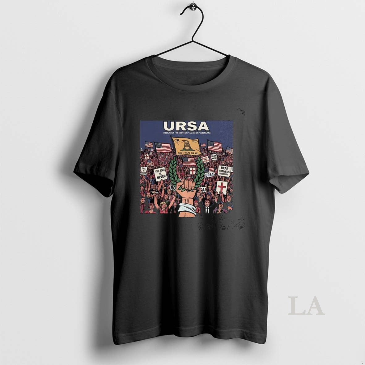 Original Unification Retribution Salvation Americana - Adult & Kids T-Shirts, Sweatshirts & Hoodies apparel design preview 1