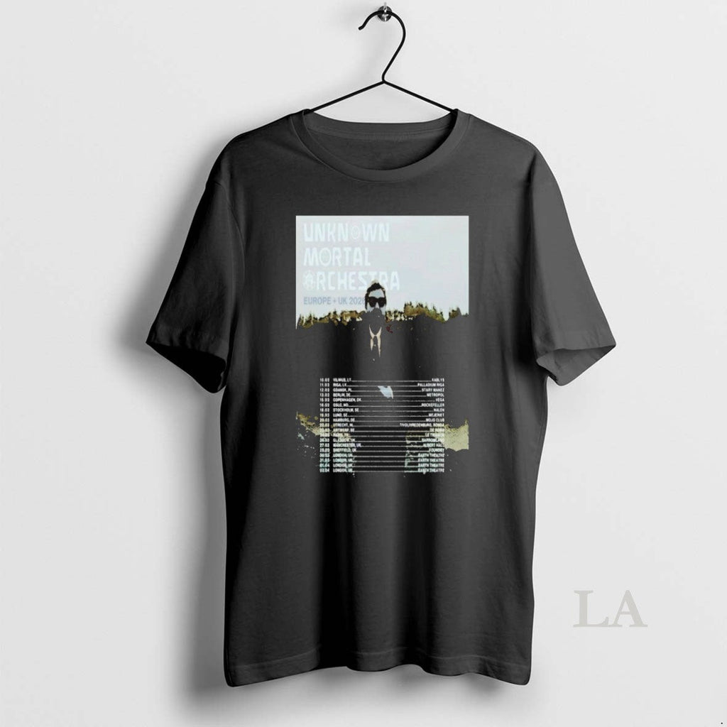 Original Unknown Mortal Orchestra Europe Uk 2026 Tour - Adult & Kids T-Shirts, Sweatshirts & Hoodies apparel design preview 1