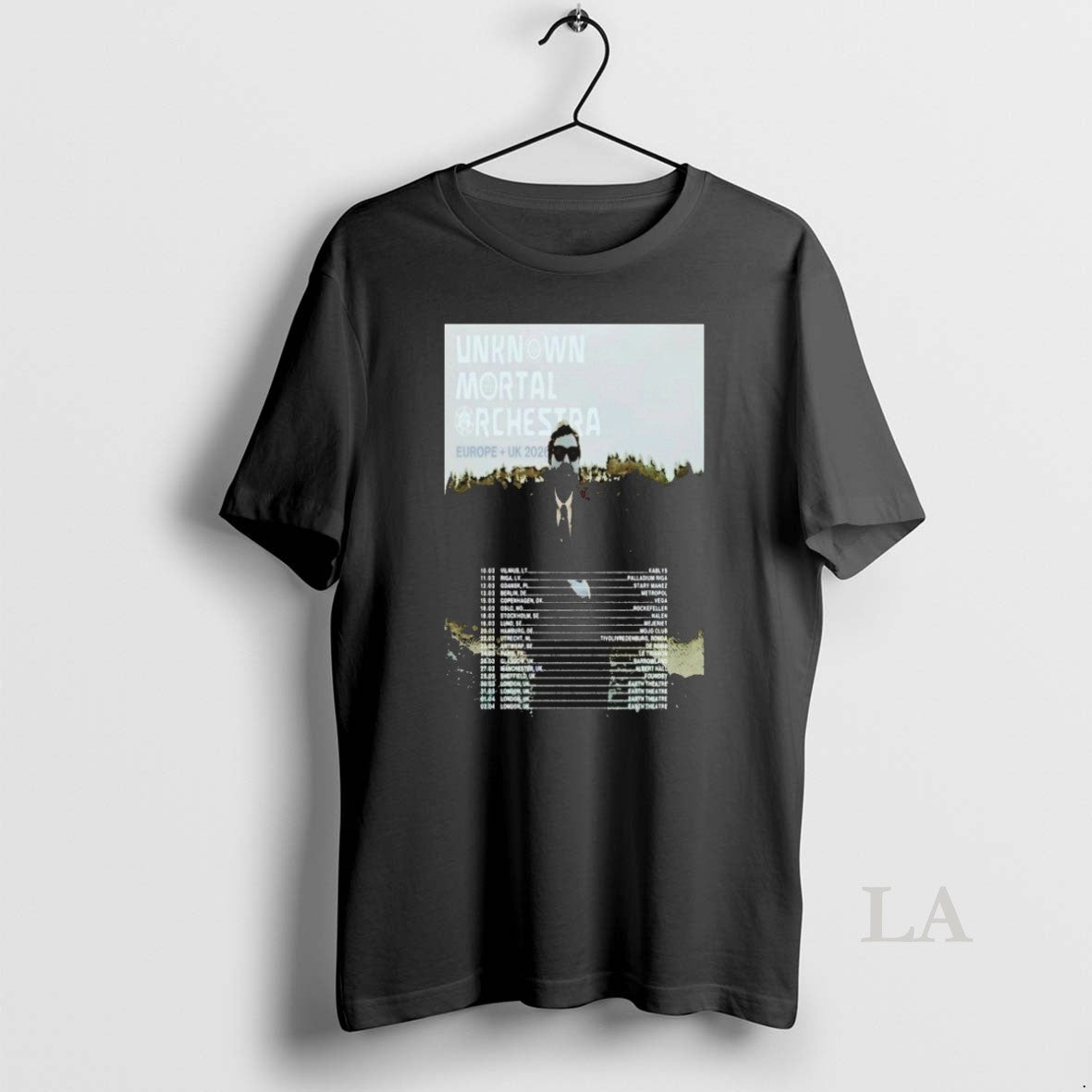 Original Unknown Mortal Orchestra Europe Uk 2026 Tour - Adult & Kids T-Shirts, Sweatshirts & Hoodies apparel design preview 1
