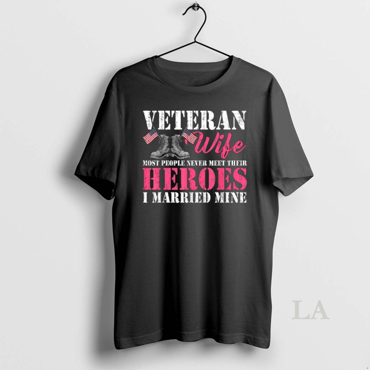 Original Veteran Wife Married Mine Proud Military - Adult & Kids T-Shirts, Sweatshirts & Hoodies apparel design preview 1