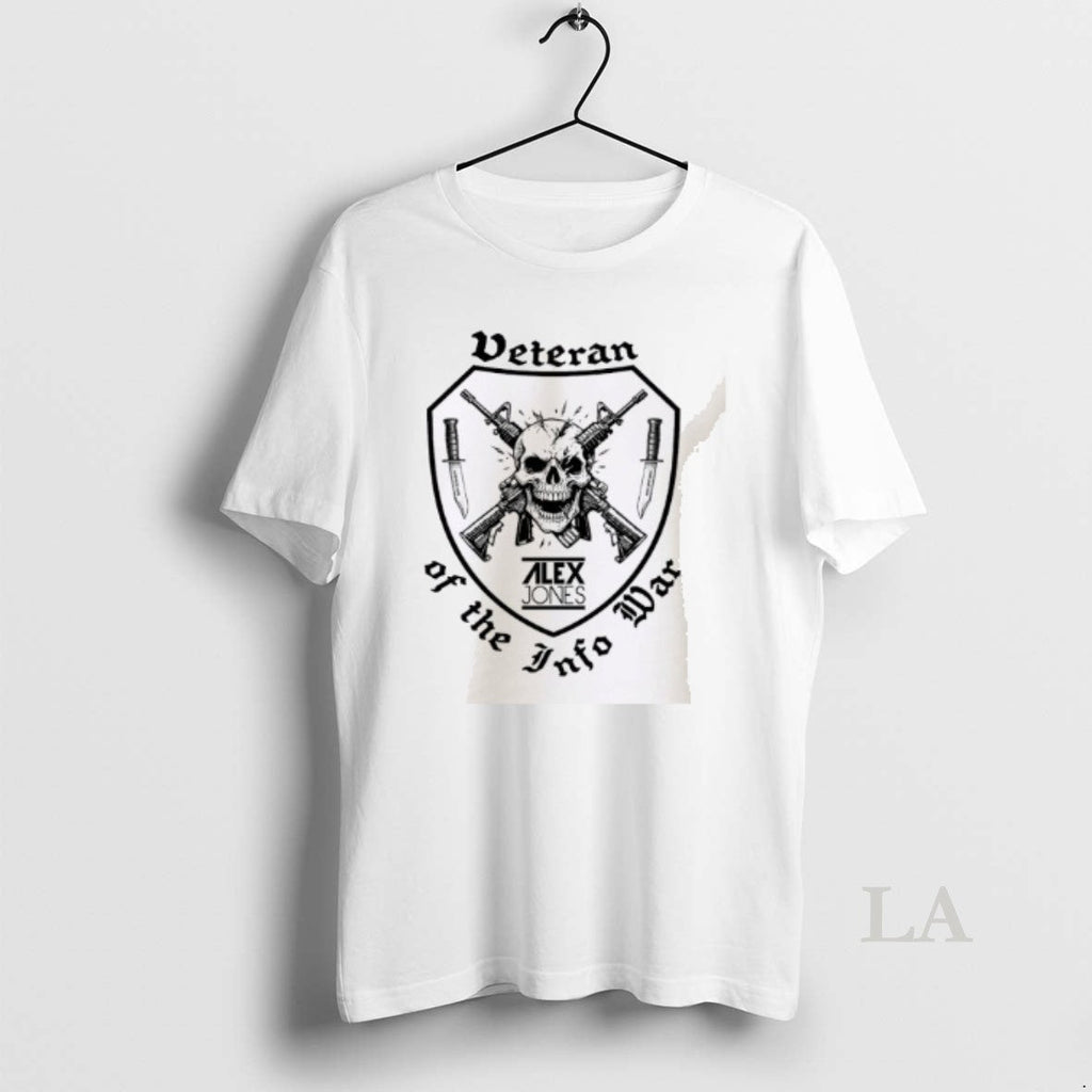 Original Veteran Of The Infowar Skull - Adult & Kids T-Shirts, Sweatshirts & Hoodies apparel design preview 1