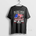 Original Veteran We Owe Them All But - Adult & Kids T-Shirts, Sweatshirts & Hoodies apparel design preview 1