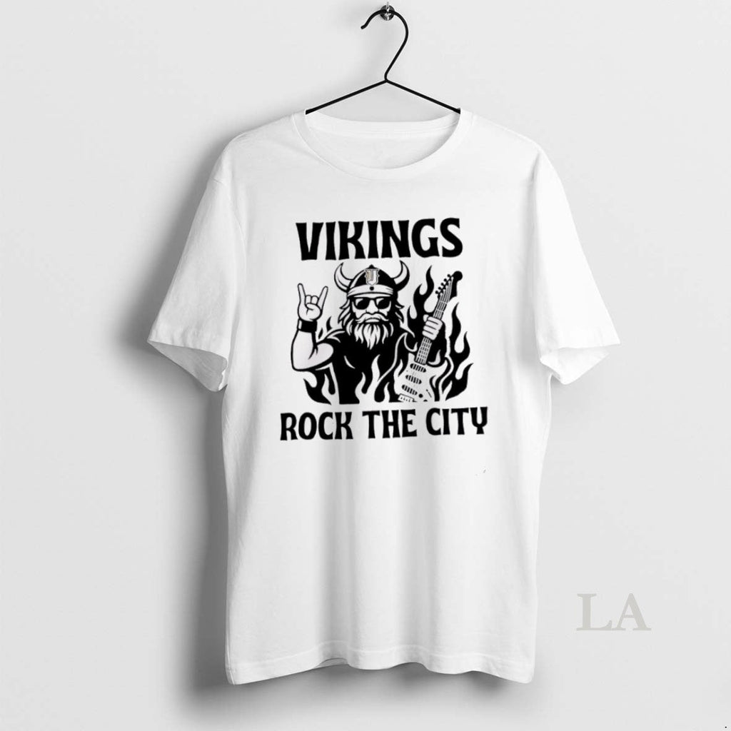Original Vikings Rock The City - Adult & Kids T-Shirts, Sweatshirts & Hoodies apparel design preview 1